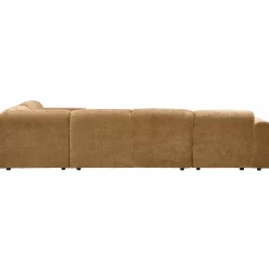 Online WOOOD Cloud hoekbank rechts geweven chenille Honinggeel