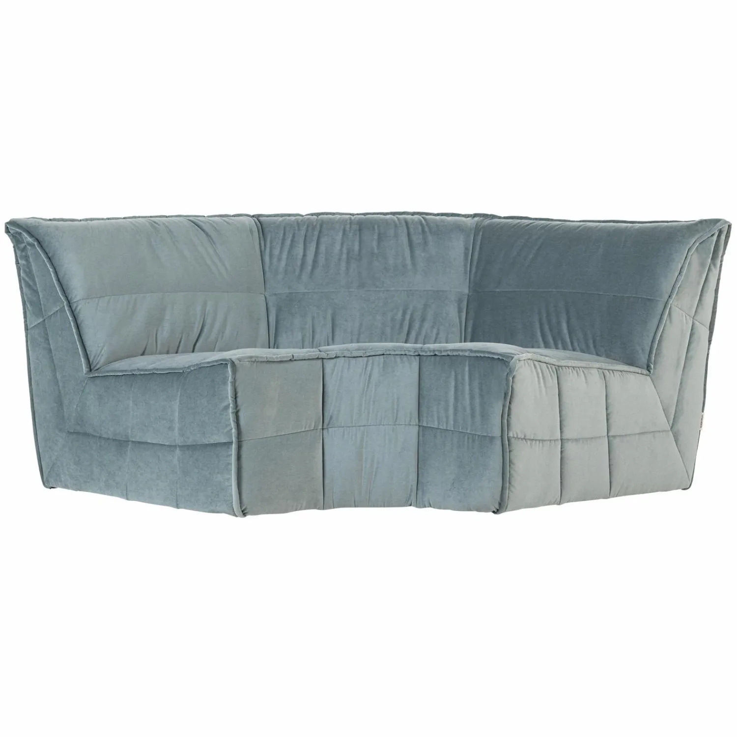 New WOOOD Cluster hoekelement velvet turquoise blauw