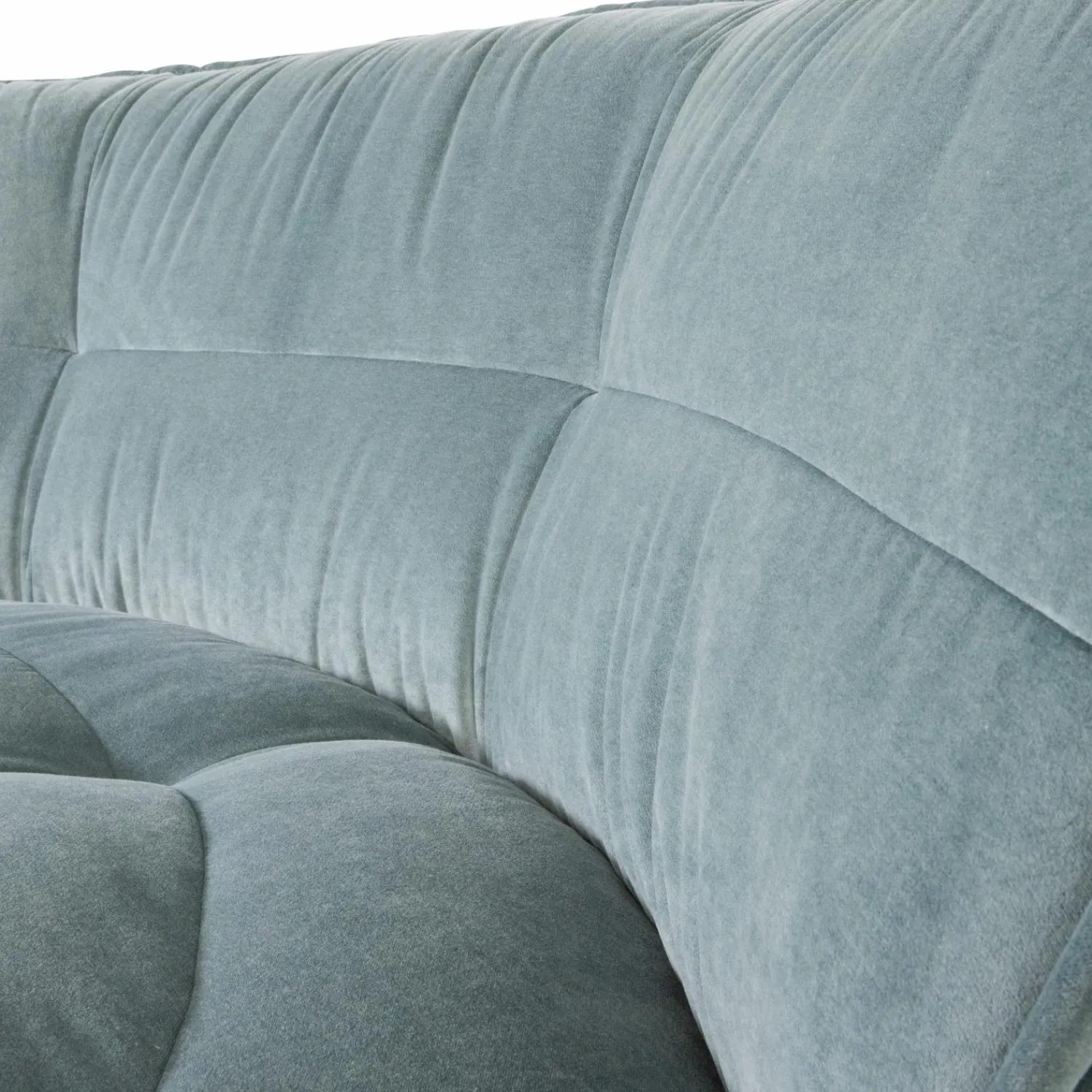 New WOOOD Cluster hoekelement velvet turquoise blauw