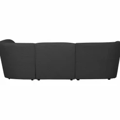 Sale WOOOD Coco 3-zits bank ronding rechts bouclé Donkergrijs