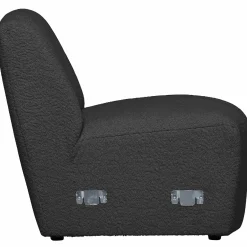 WOOOD Coco 1-zits element bouclé Donkergrijs