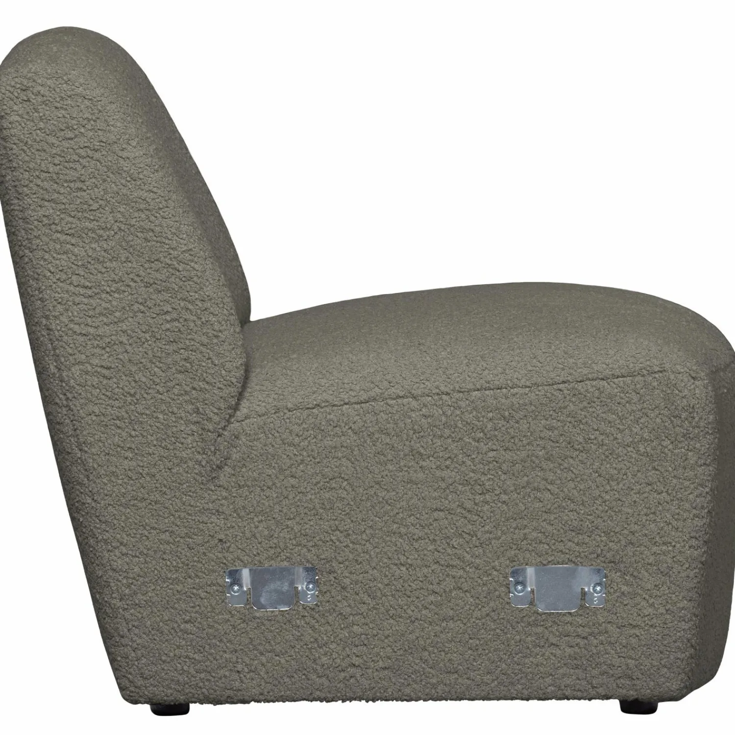 Online WOOOD Coco 1-zits element bouclé Warm groen