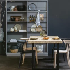 Sale WOOOD Combi-Tablo: mango visgraat 180x90 & U-poot