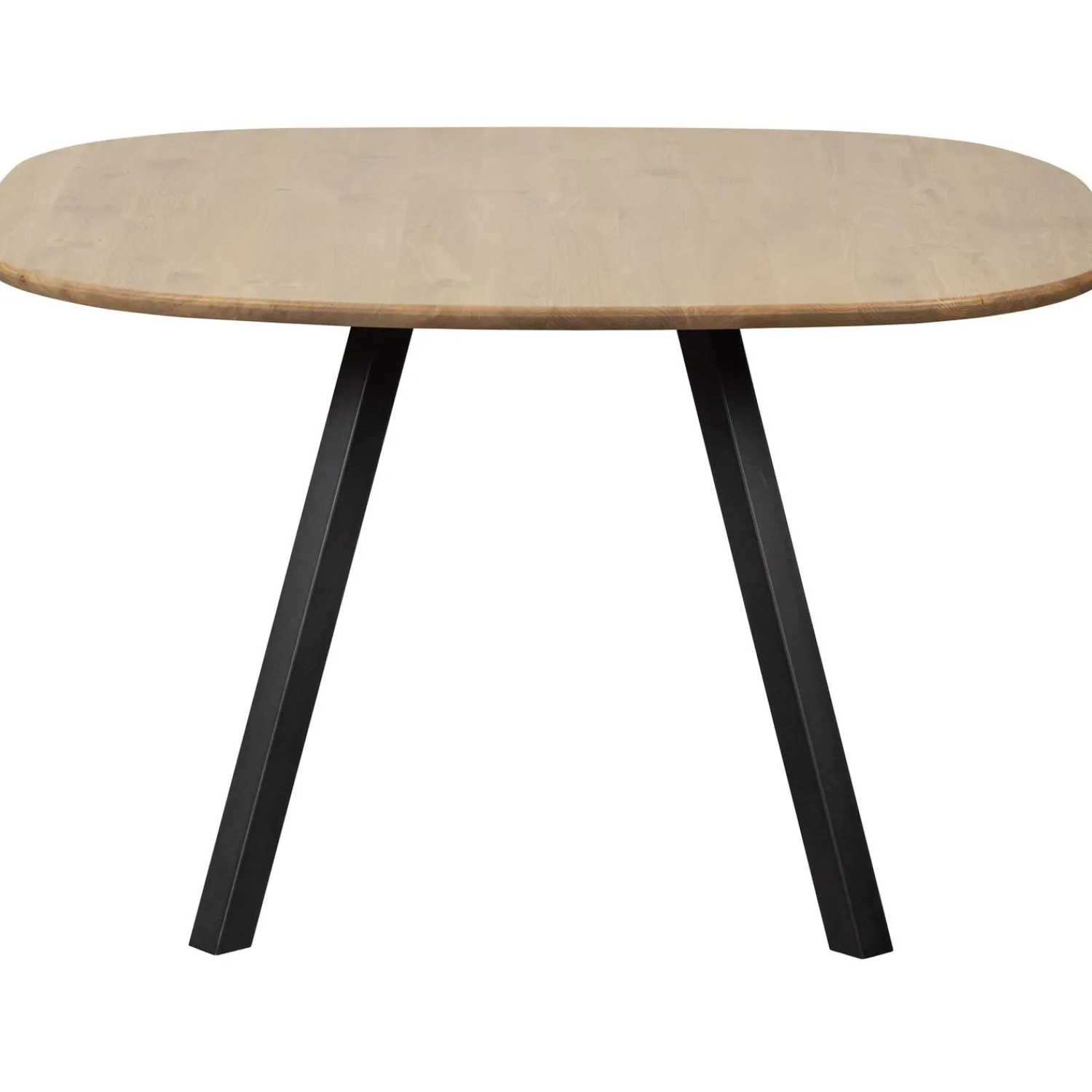 Outlet WOOOD Combi-Tablo: organisch eiken 130x130 & 2-stand zwart