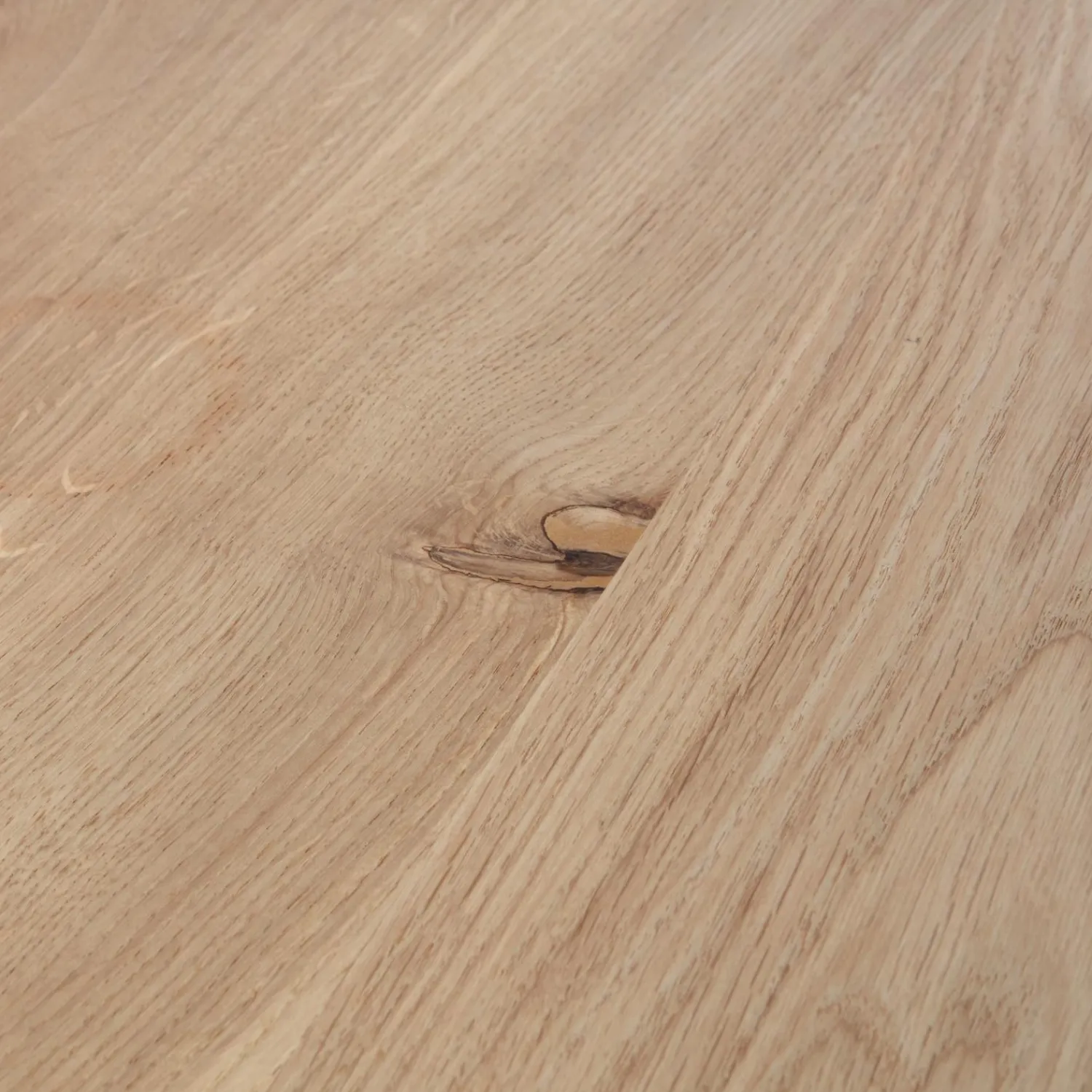 Outlet WOOOD Combi-Tablo: organisch eiken 130x130 & 2-stand zwart