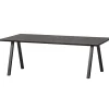 Hot WOOOD Combi-Tablo: tafel eiken 160x90 & 2-stand blacknight