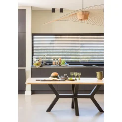 Online WOOOD Combi-Tablo: XL tafelblad eiken 240x100 & Zeeland poot