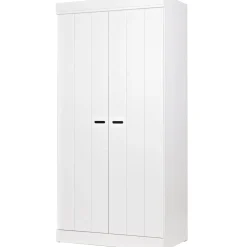 Hot WOOOD Connect 2-deurs kledingkast wit
