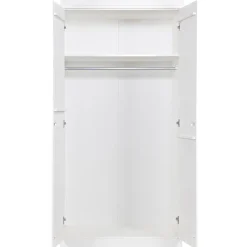 Hot WOOOD Connect 2-deurs kledingkast wit