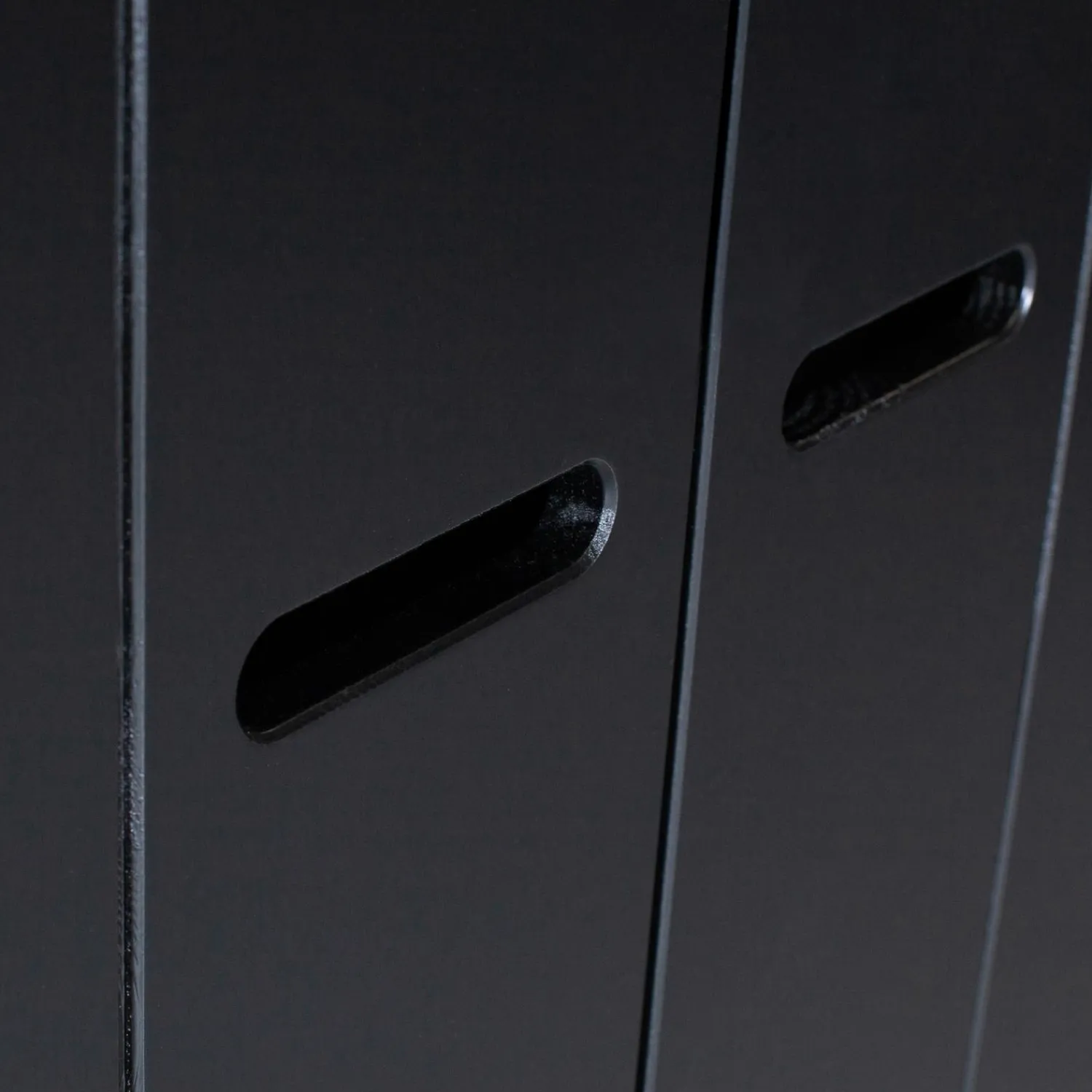 Hot WOOOD Connect 3-deurs kledingkast+ lade Zwart