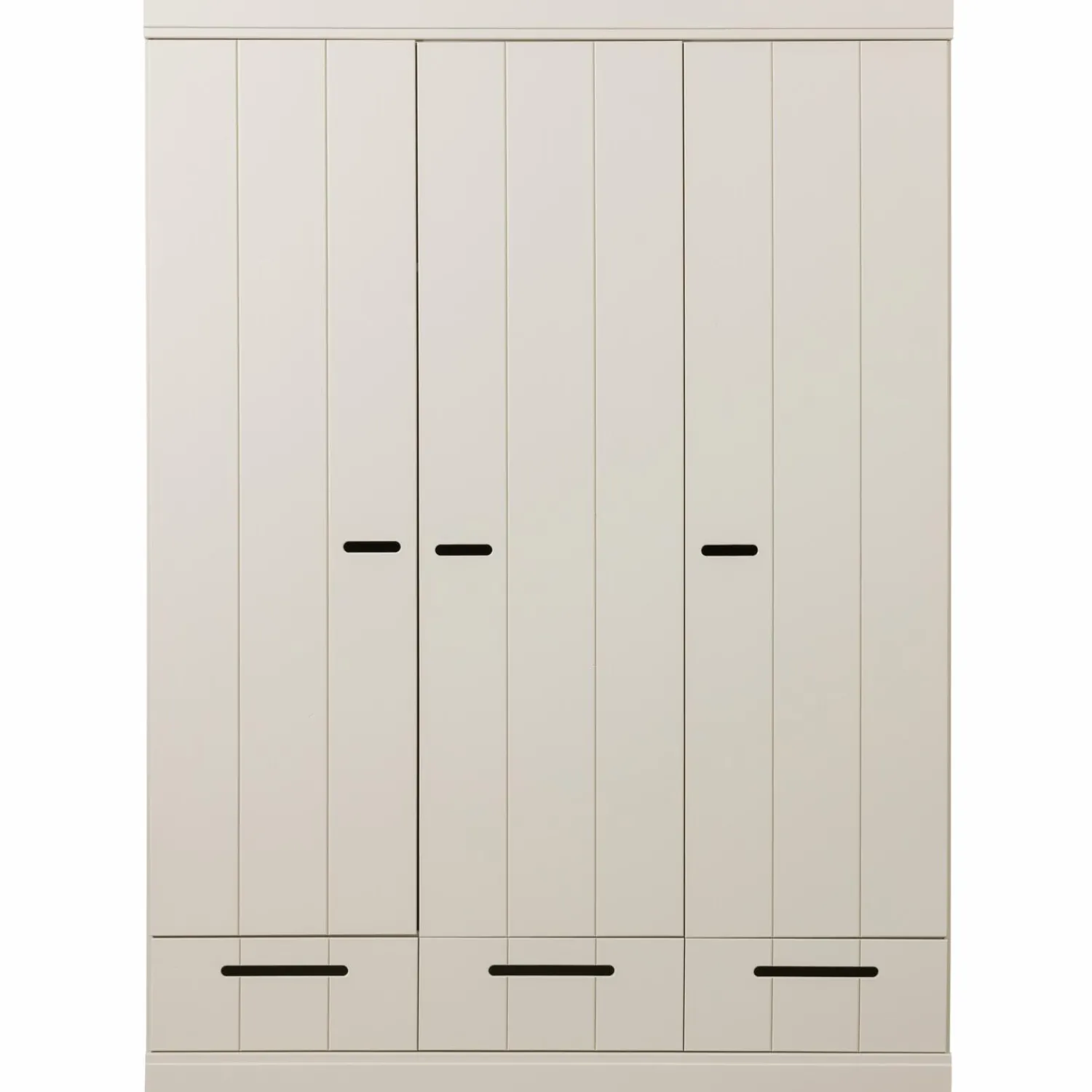 Discount WOOOD Connect 3-deurs kledingkast + lade Dust