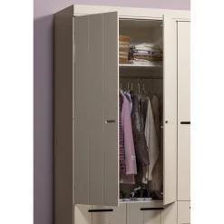Discount WOOOD Connect 3-deurs kledingkast + lade Dust