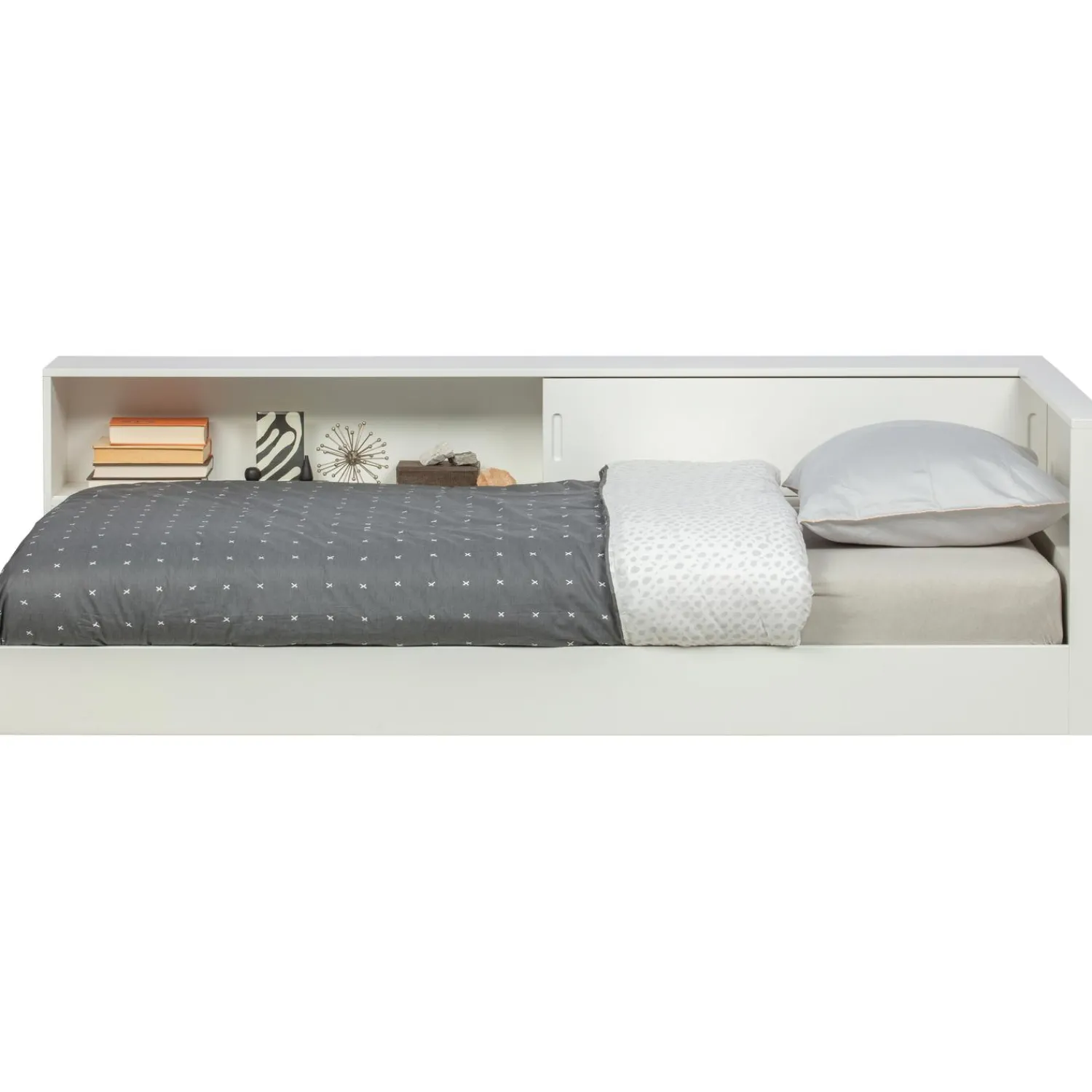 Online WOOOD Connect hoekbed grenen wit