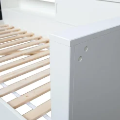 Online WOOOD Connect hoekbed grenen wit