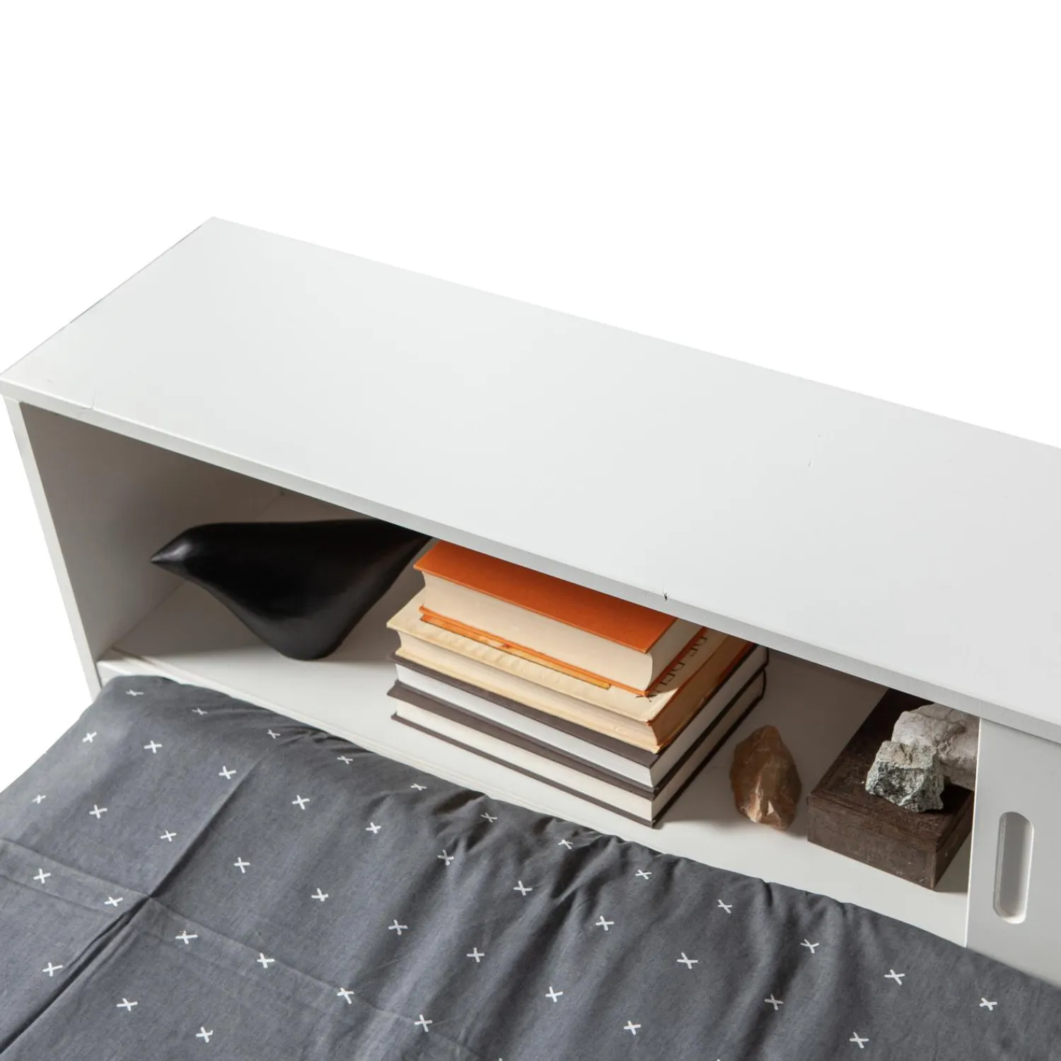 Online WOOOD Connect hoekbed grenen wit