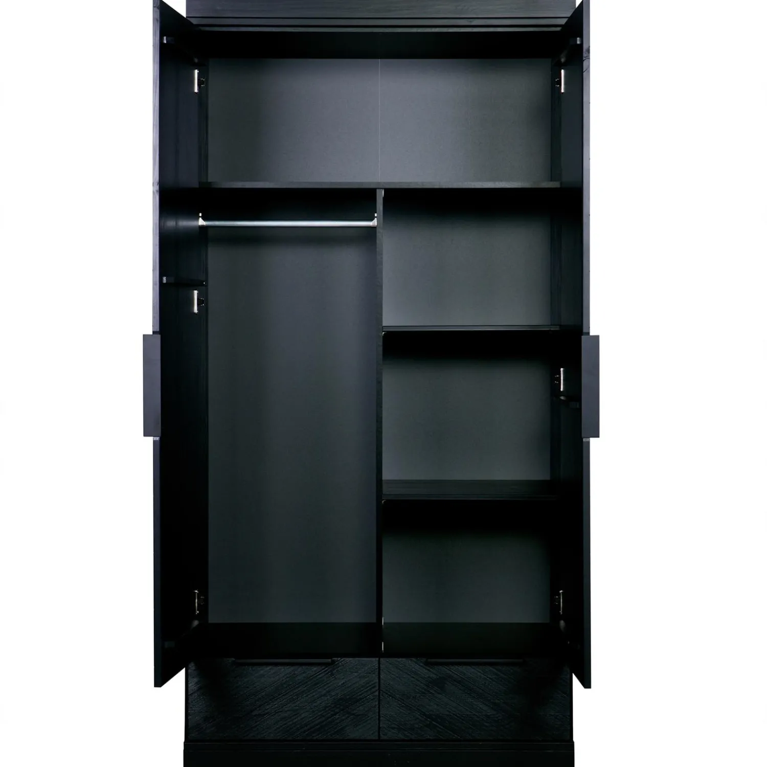 WOOOD Connect interieurpakket t.b.v. 2-deurs met lade Zwart