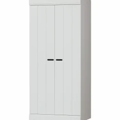 New WOOOD Connect lage kast 2-deurs grenen wit