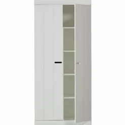New WOOOD Connect lage kast 2-deurs grenen wit