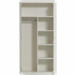 New WOOOD Connect lage kast 2-deurs grenen wit