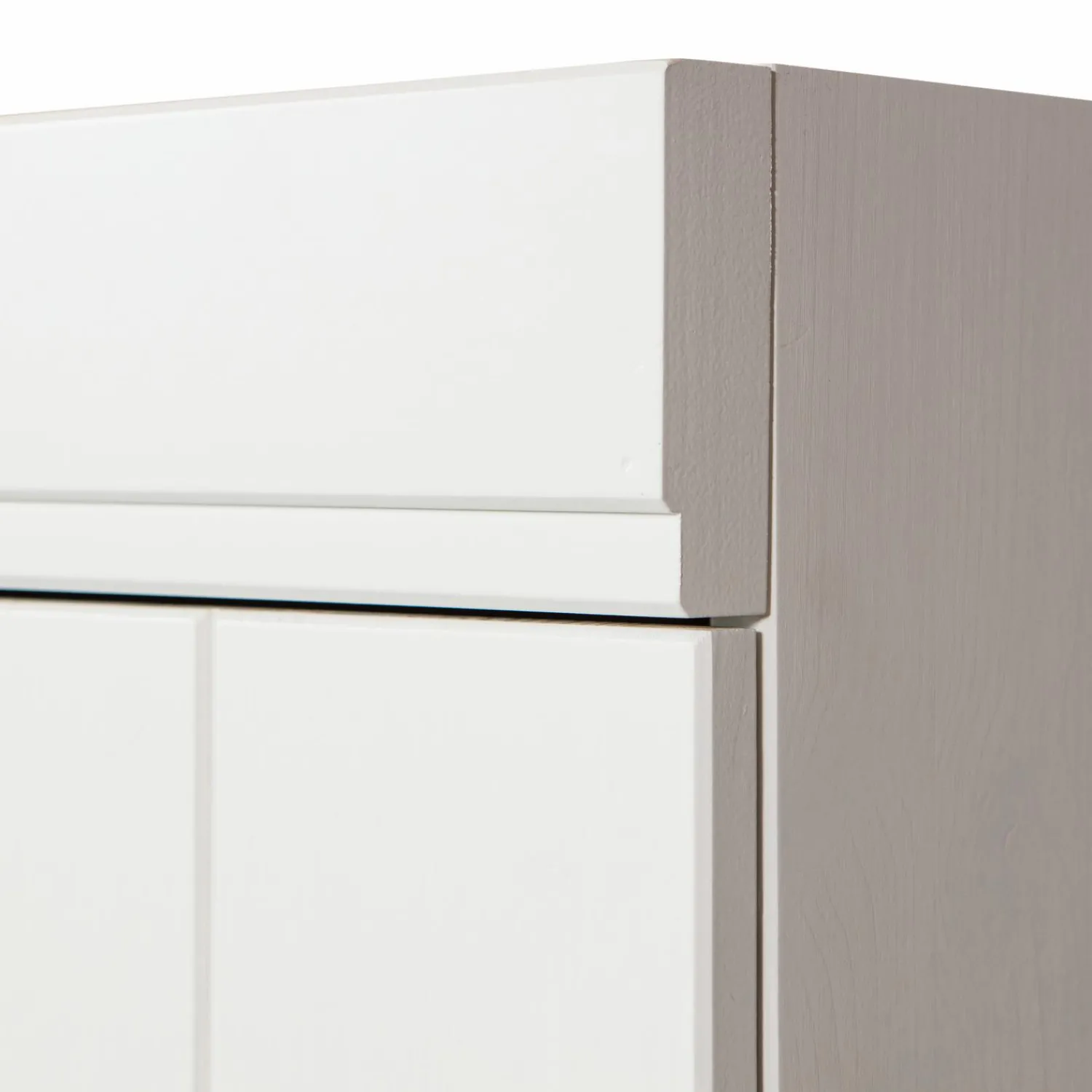 New WOOOD Connect lage kast 2-deurs grenen wit