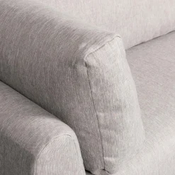 Clearance WOOOD Couple eetbank hoekelement lange zijde rechts Lichtgrijs