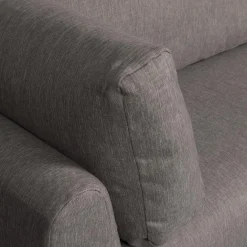 Sale WOOOD Couple eetbank hoekelement lange zijde rechts Grijs melange