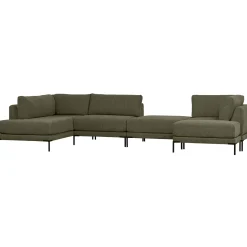 Discount WOOOD Couple lounge element links Warm groen