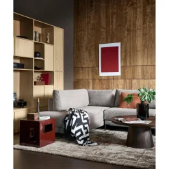 Outlet WOOOD Couple loveseat element Lichtgrijs