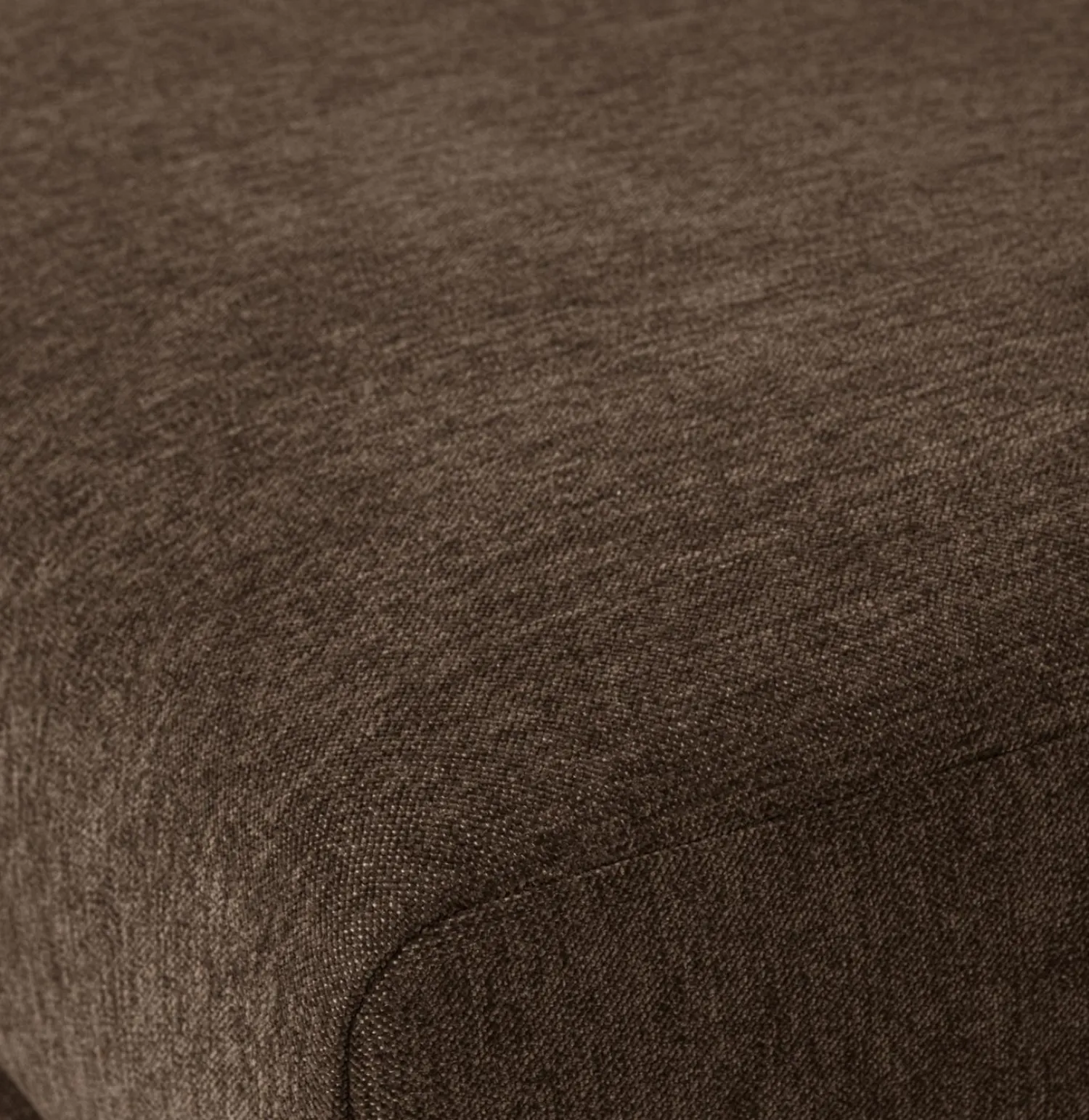 New WOOOD Couple poef 100 cm chocolade bruin Chocoladebruin