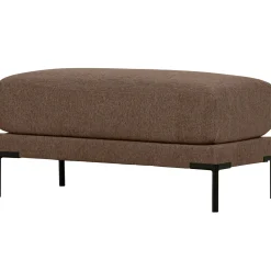 Discount WOOOD Couple poef 50 cm chocolade bruin Chocoladebruin