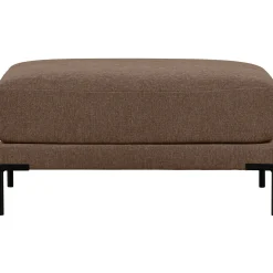 Discount WOOOD Couple poef 50 cm chocolade bruin Chocoladebruin