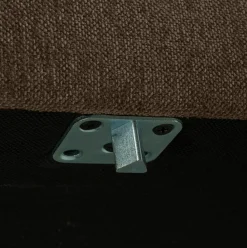 Discount WOOOD Couple poef 50 cm chocolade bruin Chocoladebruin