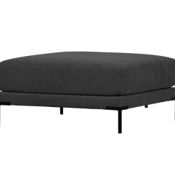 Best WOOOD Couple poef 100 cm Donkergrijs