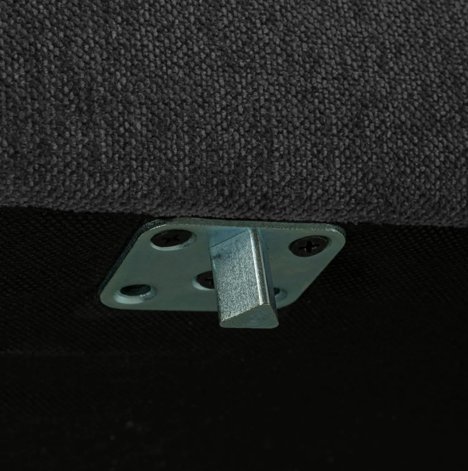 Online WOOOD Couple poef 50 cm Donkergrijs