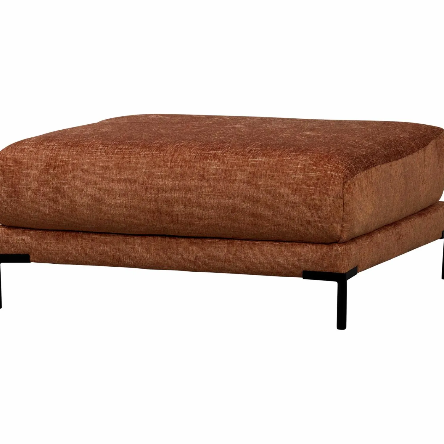 Best WOOOD Couple poef 100 cm Roest melange