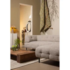 Outlet WOOOD Cuno salontafel laag hout donkerbruin