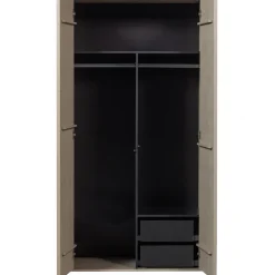 Discount WOOOD Daily Closet Double 200x100 cm grenen dakargrau