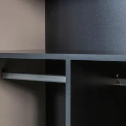 Discount WOOOD Daily Closet Double 200x100 cm grenen dakargrau