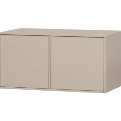 Hot WOOOD Daily Closet Double 50x100 cm grenen dakargrau