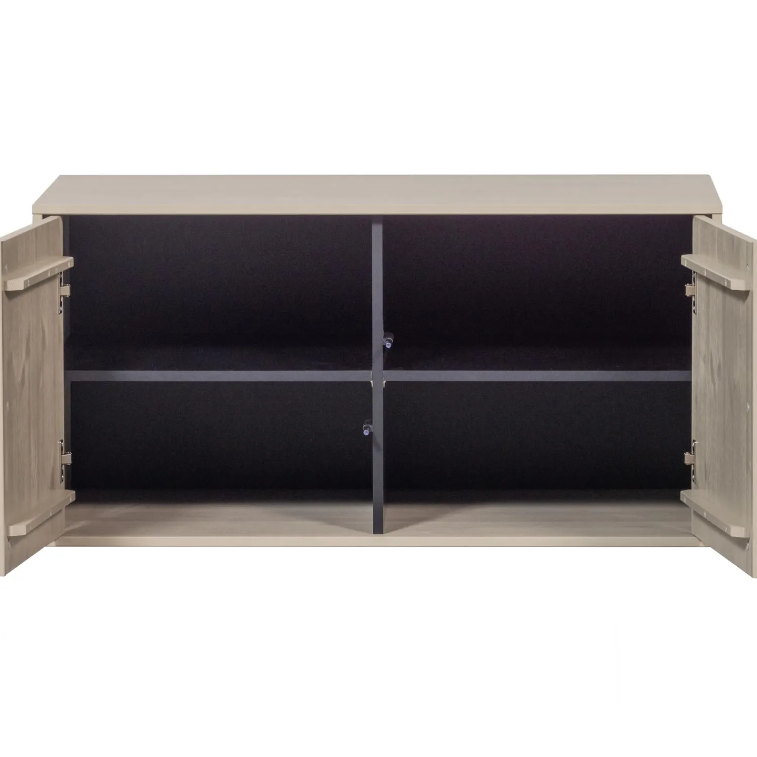 Hot WOOOD Daily Closet Double 50x100 cm grenen dakargrau