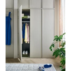 Discount WOOOD Daily Closet Single 200x50 cm grenen dakargrau