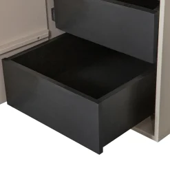 Discount WOOOD Daily Closet Single 200x50 cm grenen dakargrau