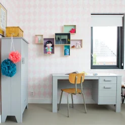 Sale WOOOD Dennis bureau grenen geborsteld Betongrijs