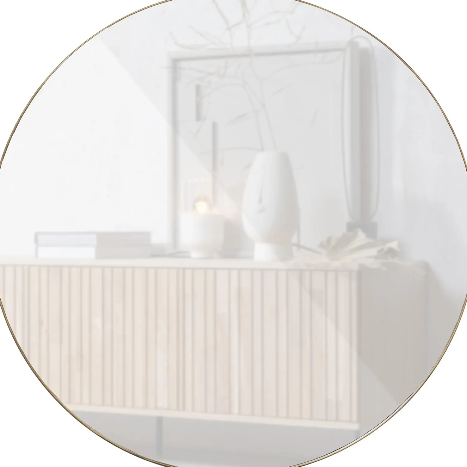 Sale WOOOD Doutzen spiegel metaal ø115 cm Goud