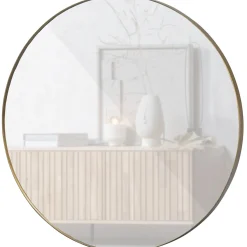 Sale WOOOD Doutzen spiegel metaal ø115 cm Goud