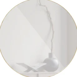 Outlet WOOOD Doutzen spiegel metaal ø80 cm Goud