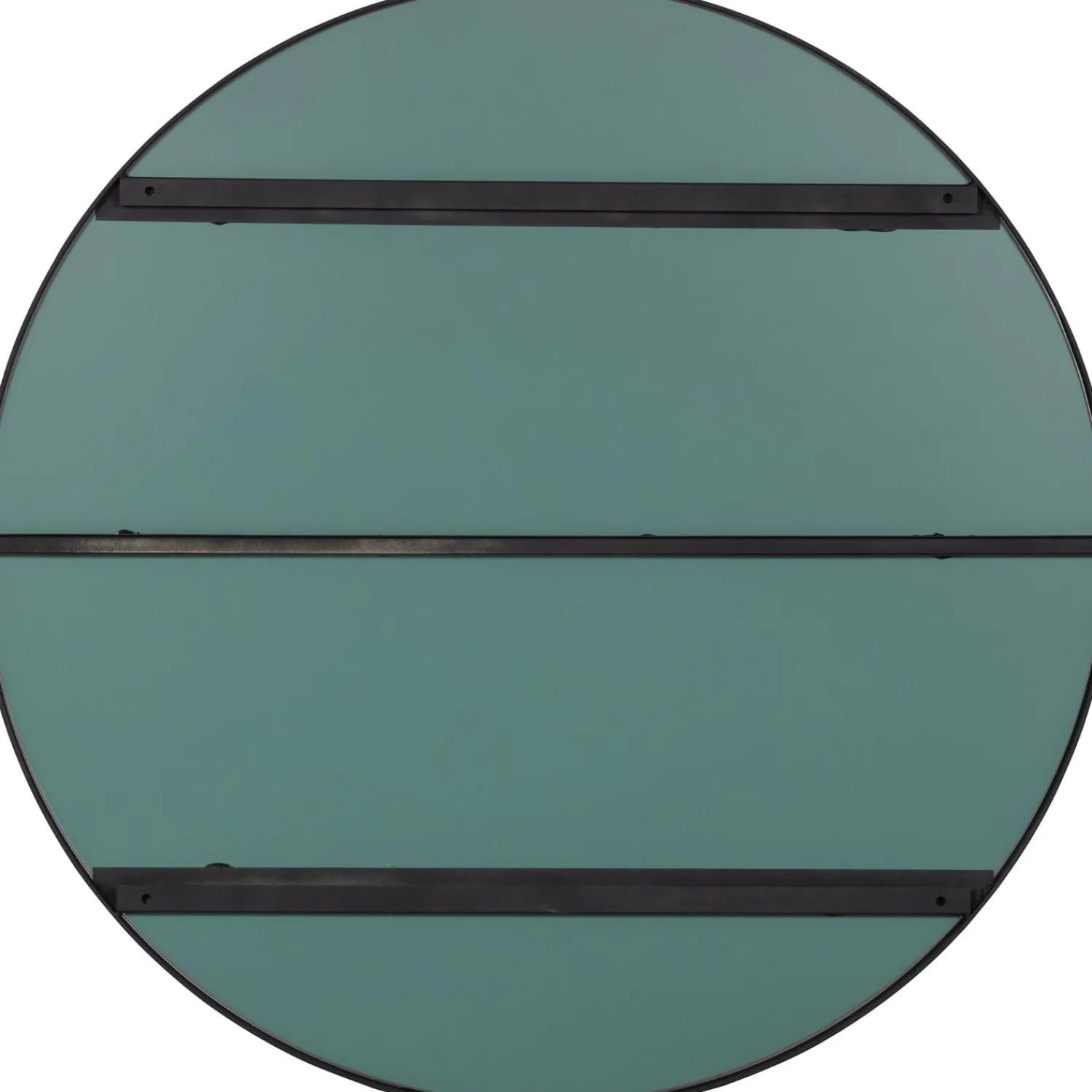 Clearance WOOOD Doutzen spiegel metaal ø115 cm Zwart