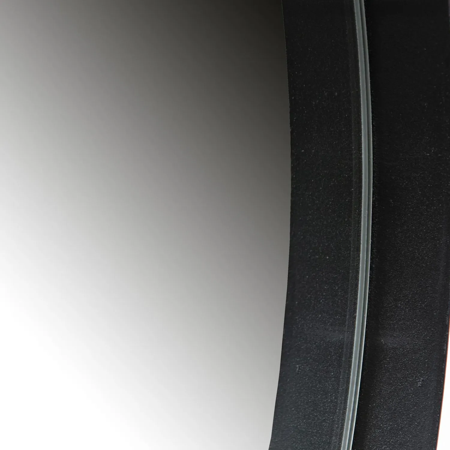 Clearance WOOOD Doutzen spiegel metaal ø115 cm Zwart