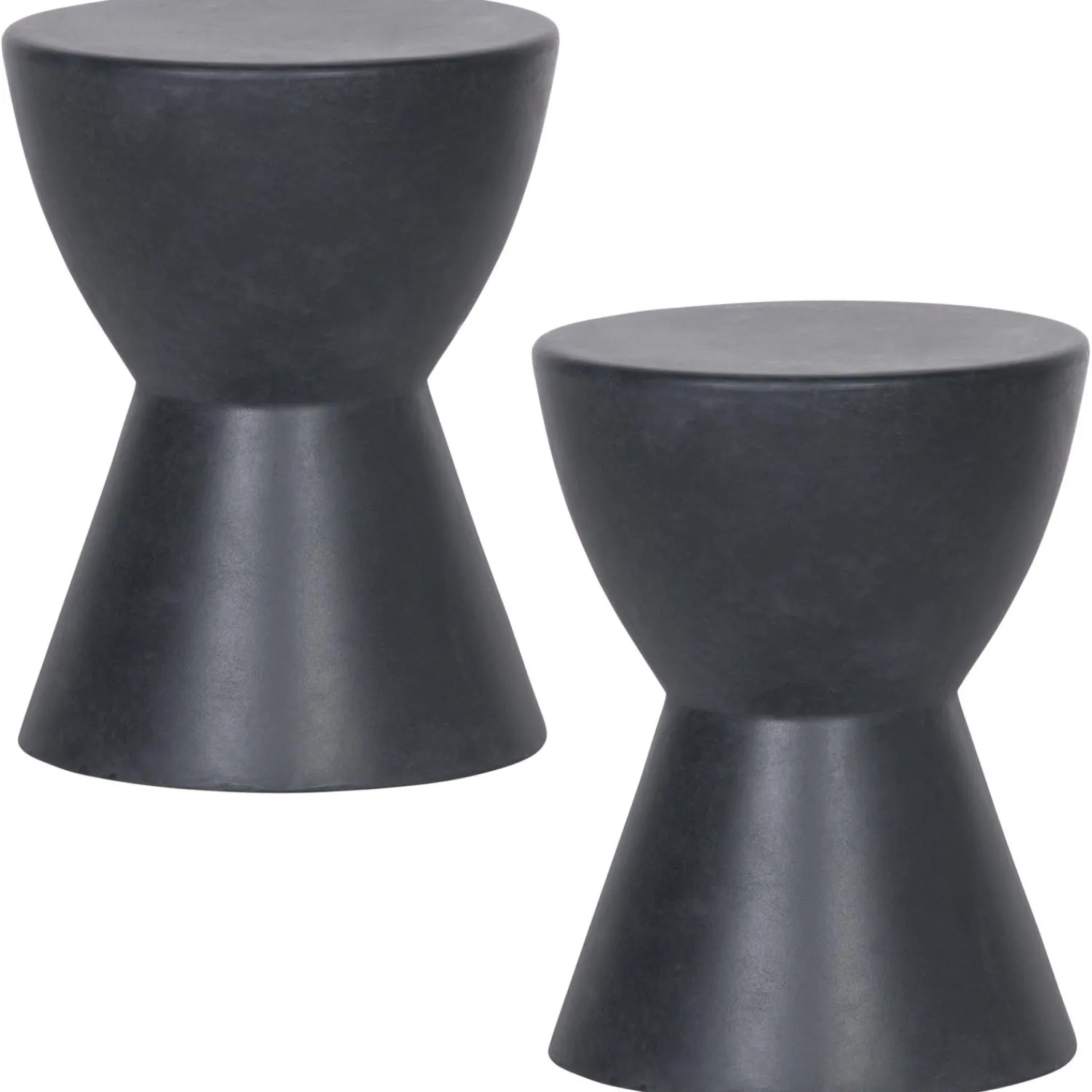 Best WOOOD Dover kruk betonlook antraciet 45xø35 cm