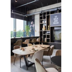 Outlet WOOOD Drenthe poot metaal zwart